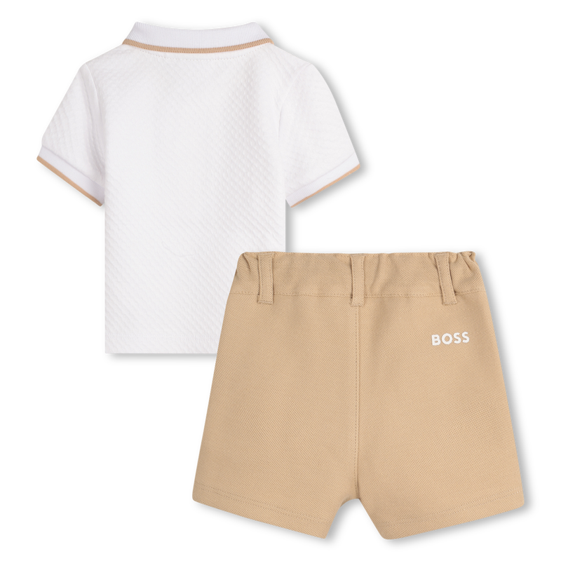 Polo shirt and shorts set BOSS 
                    BOY