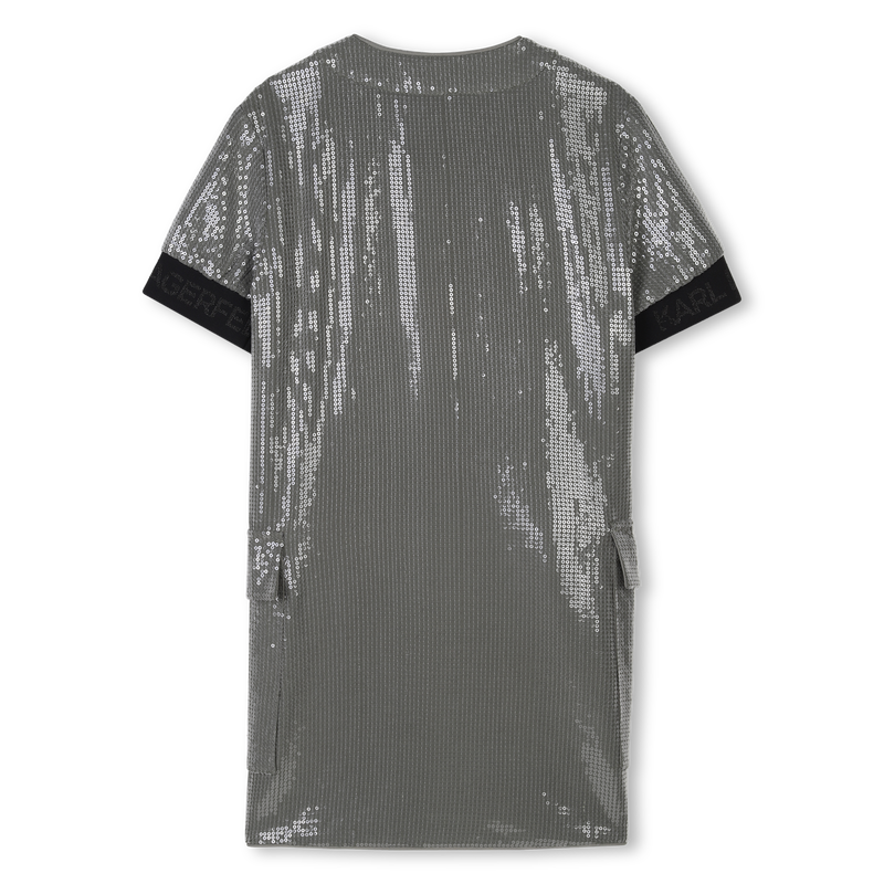 Short-sleeved dress KARL LAGERFELD KIDS 
                    GIRL