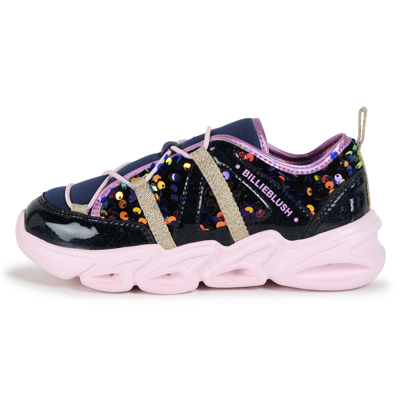 Elasticated Lace-Up Sneakers BILLIEBLUSH 
                    GIRL
