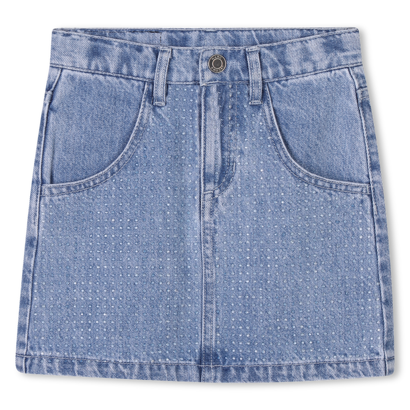 Denim skirt with diamantés THE MARC JACOBS 
                    GIRL