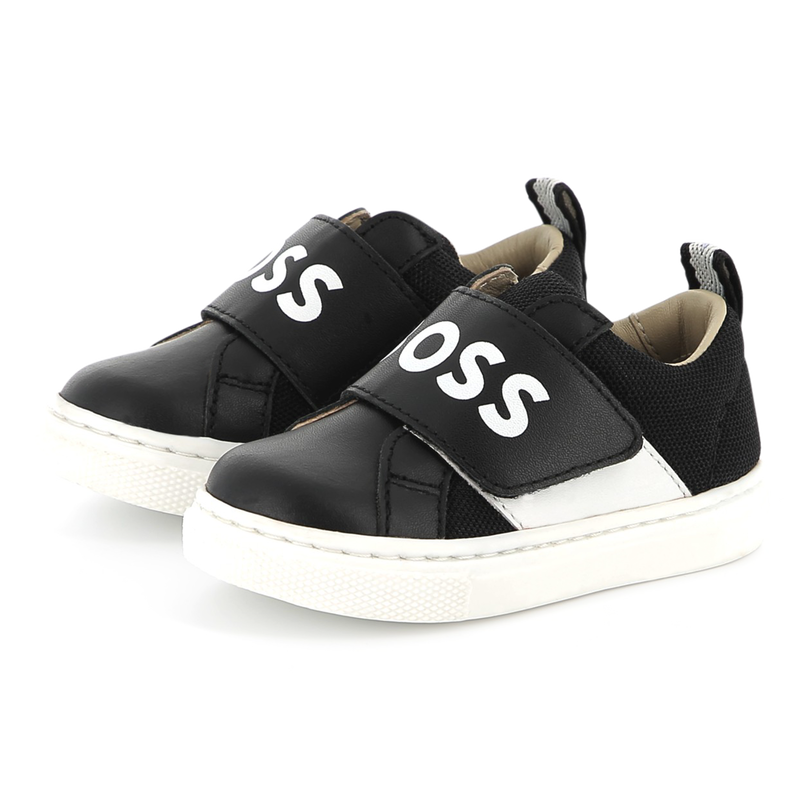 Leather Velcro sneakers BOSS 
                    BOY