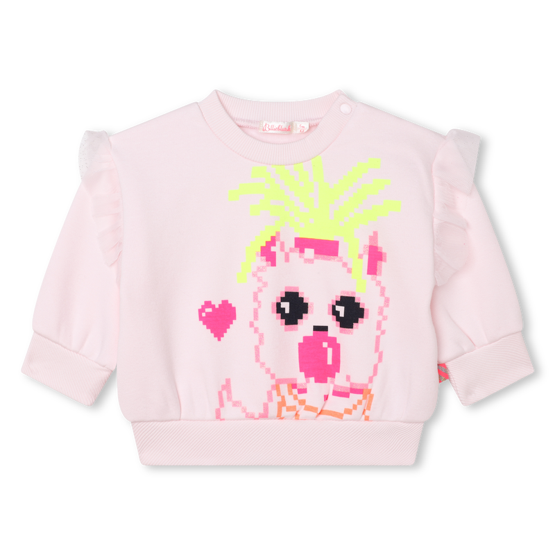 Sequined ruffle pullover BILLIEBLUSH 
                    GIRL