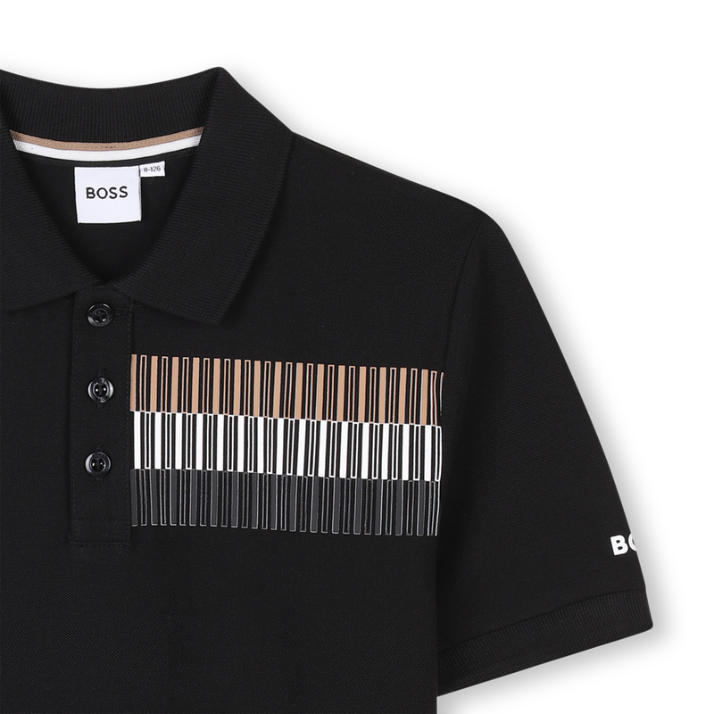 Straight polo with stripes BOSS 
                    BOY