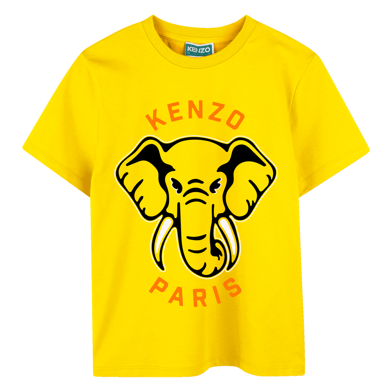Short-sleeved cotton T-shirt KENZO KIDS 
                    UNISEX
