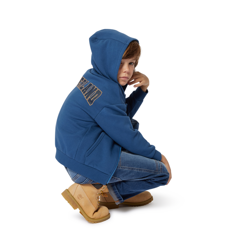 Hooded Fleece Cardigan TIMBERLAND 
                    BOY