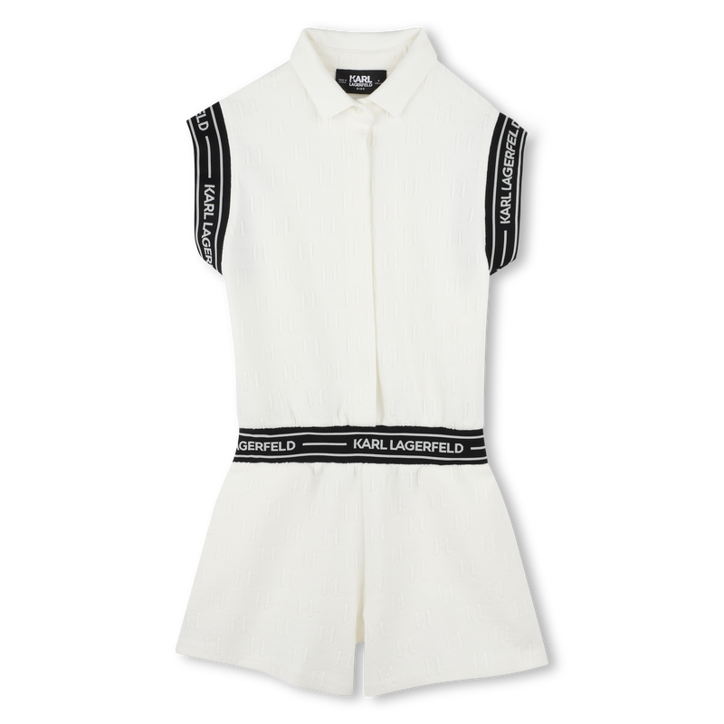 Short-sleeved romper KARL LAGERFELD KIDS 
                    GIRL