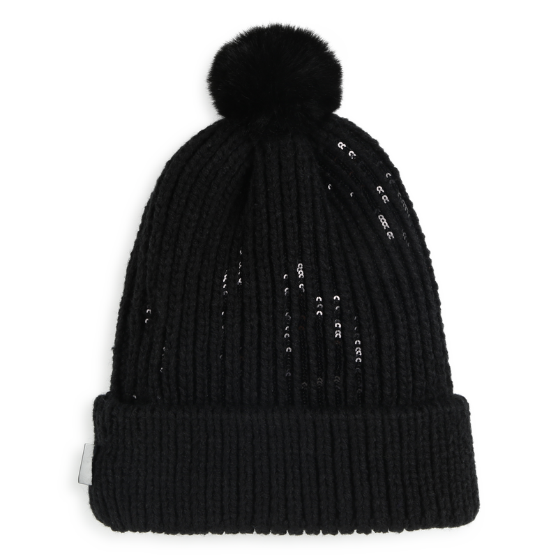 Choupette Pom-Pom Beanie KARL LAGERFELD KIDS 
                    GIRL