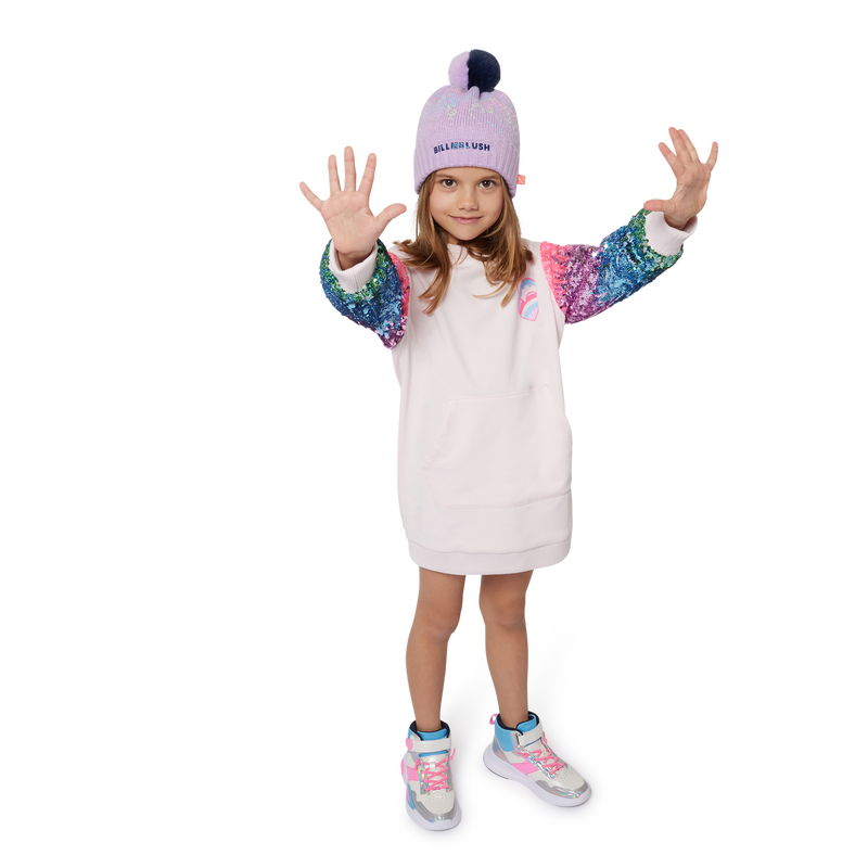 Sequin Pom-Pom Beanie BILLIEBLUSH 
                    GIRL