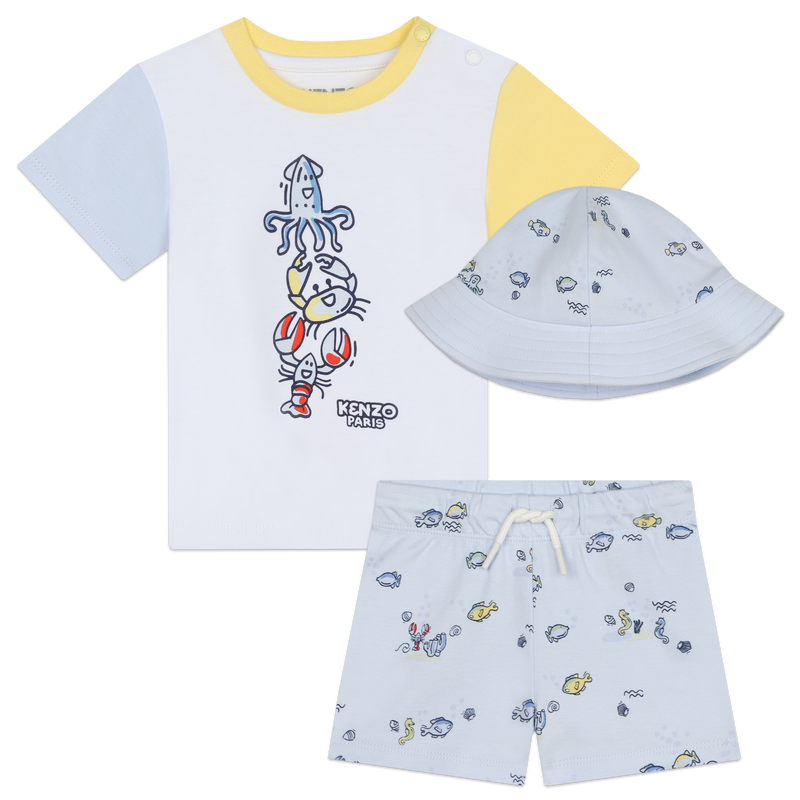 Organic cotton ensemble gift set KENZO KIDS 
                    BOY