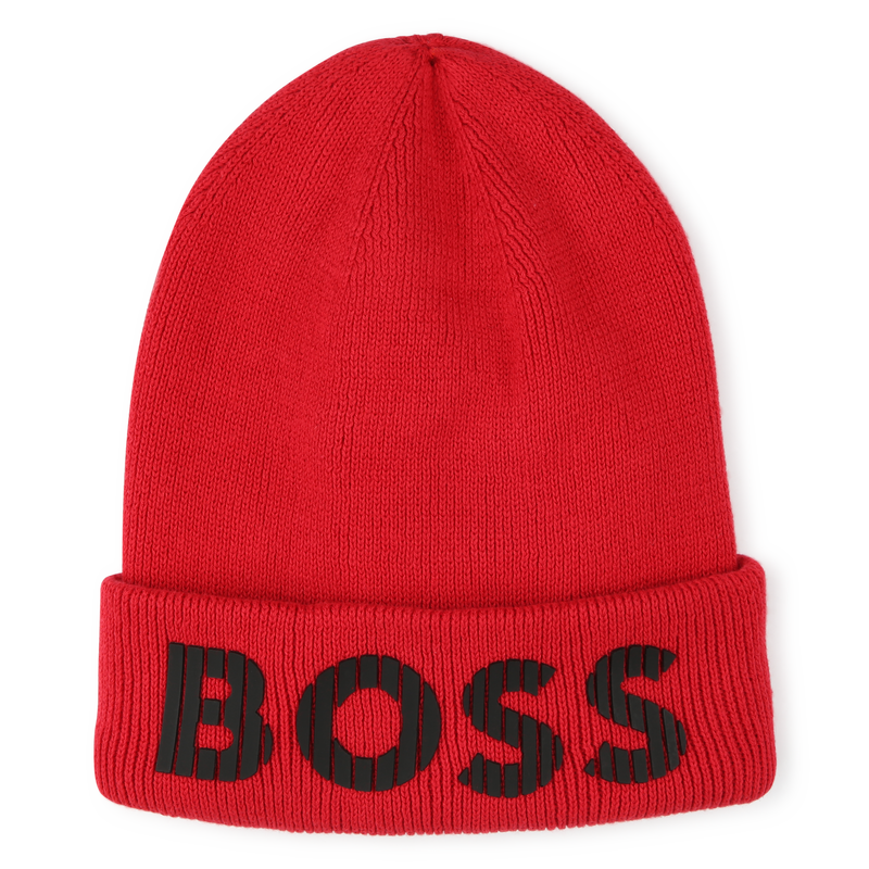 Logo Cuff Beanie BOSS 
                    BOY