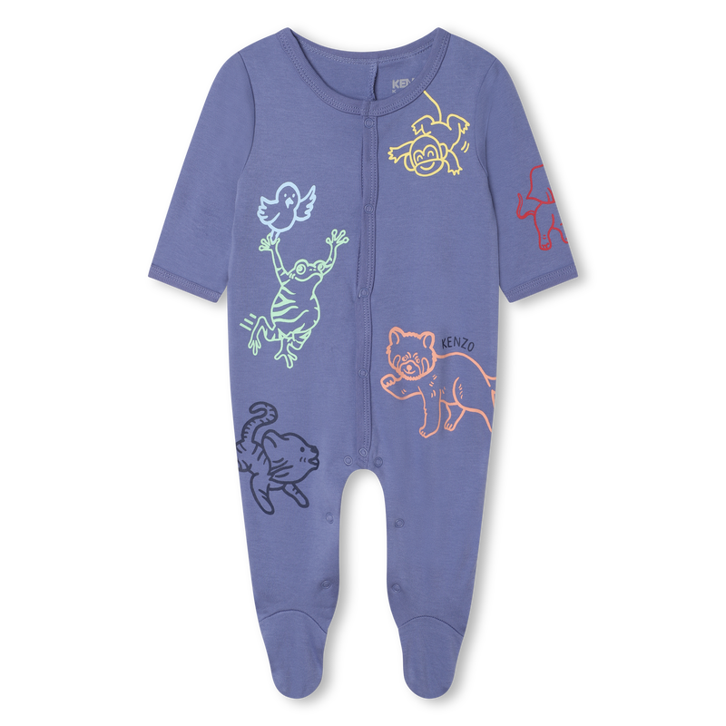 Press-stud cotton pajamas KENZO KIDS 
                    BOY