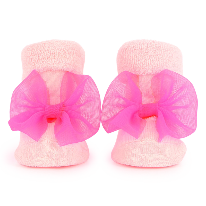 Knitted socks with bow BILLIEBLUSH 
                    GIRL