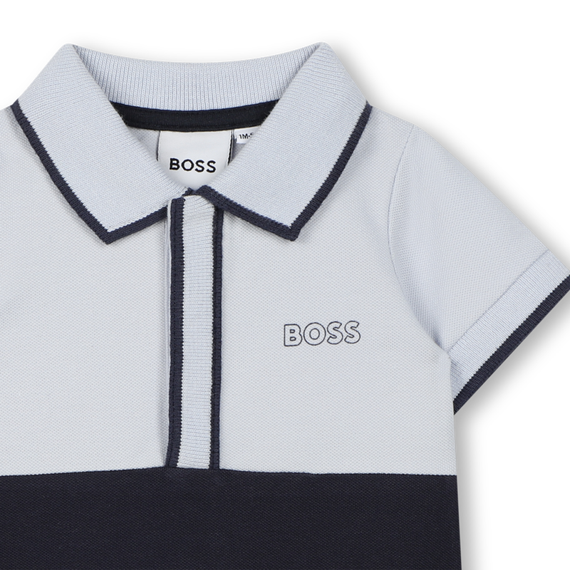 Short color-block romper BOSS 
                    BOY