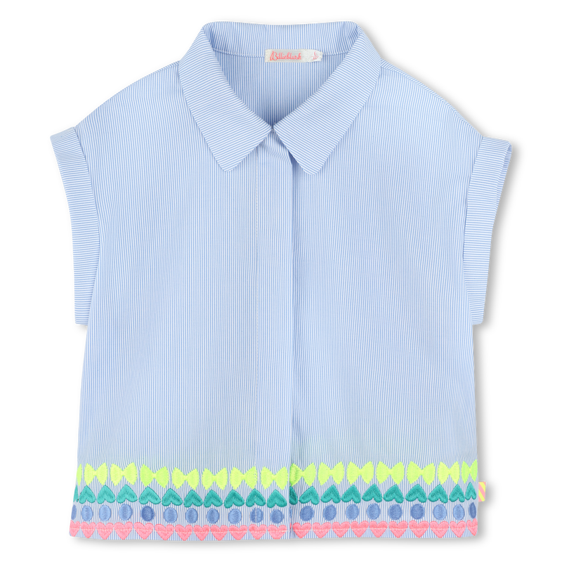 Striped cotton blouse BILLIEBLUSH 
                    GIRL