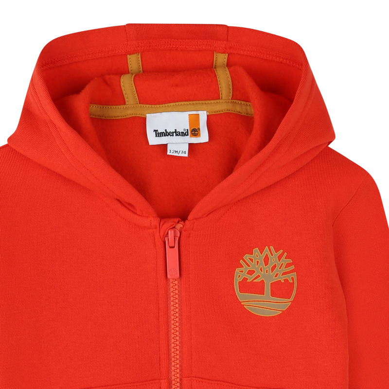 Zip-Up Hooded Sweatshirt TIMBERLAND 
                    BOY