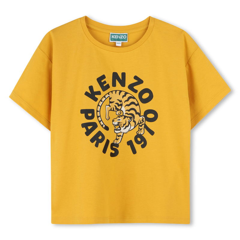 Short-sleeved cotton T-shirt KENZO KIDS 
                    GIRL