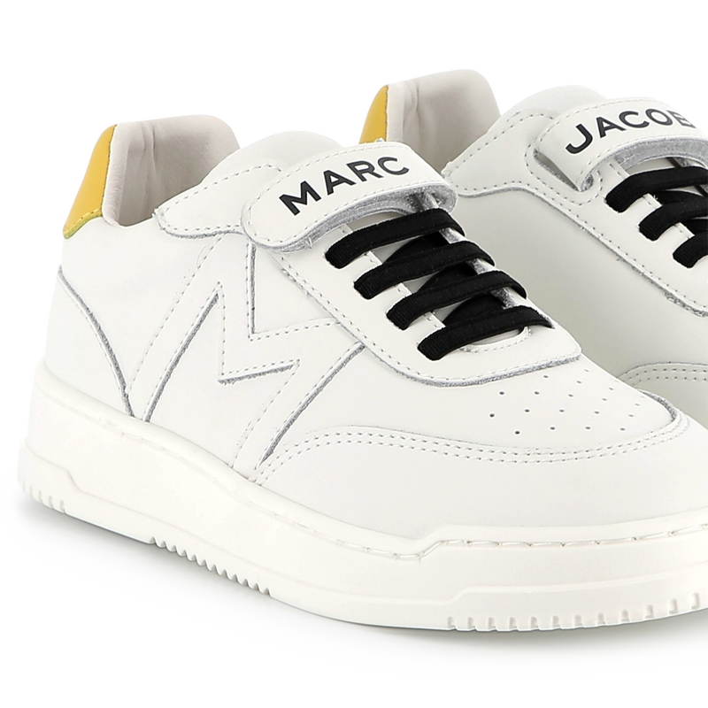 Self-adhesive leather sneakers THE MARC JACOBS 
                    BOY