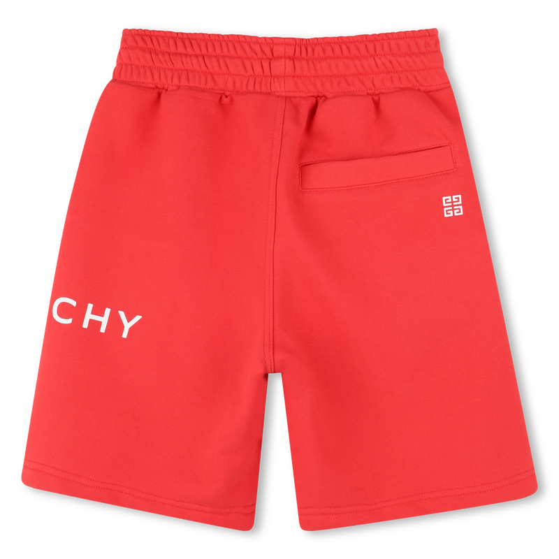 Fleece shorts with print GIVENCHY 
                    BOY