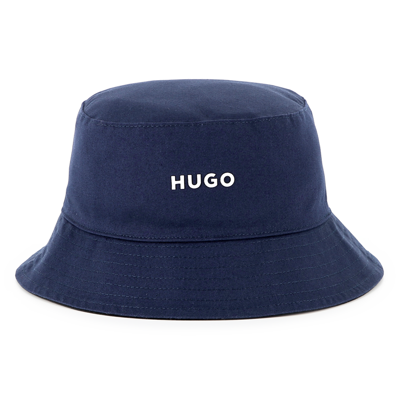 Reversible twill bucket hat HUGO 
                    BOY