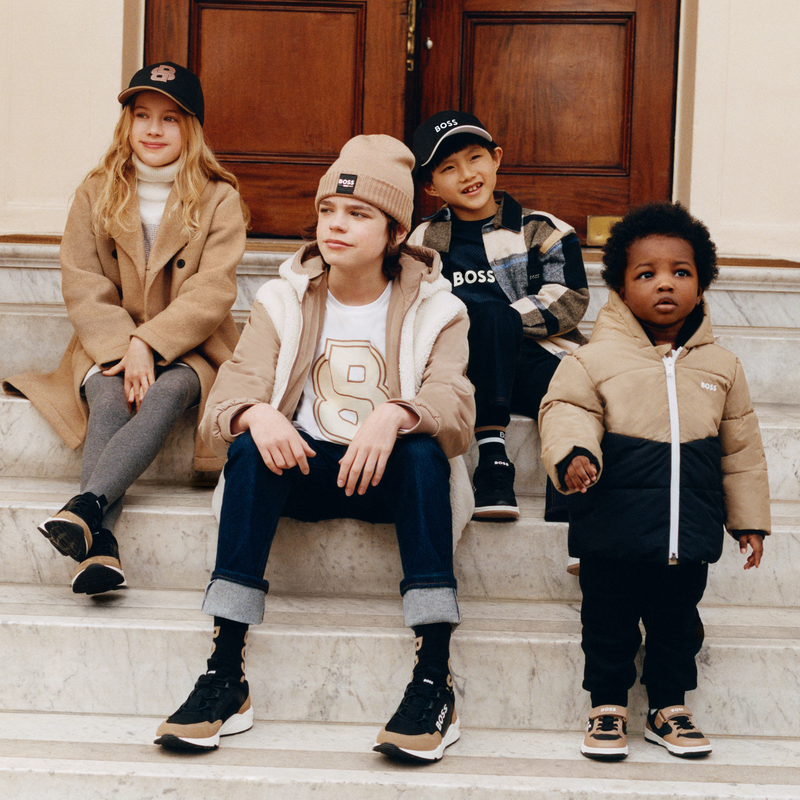 Reversible Hooded Jacket BOSS 
                    BOY
