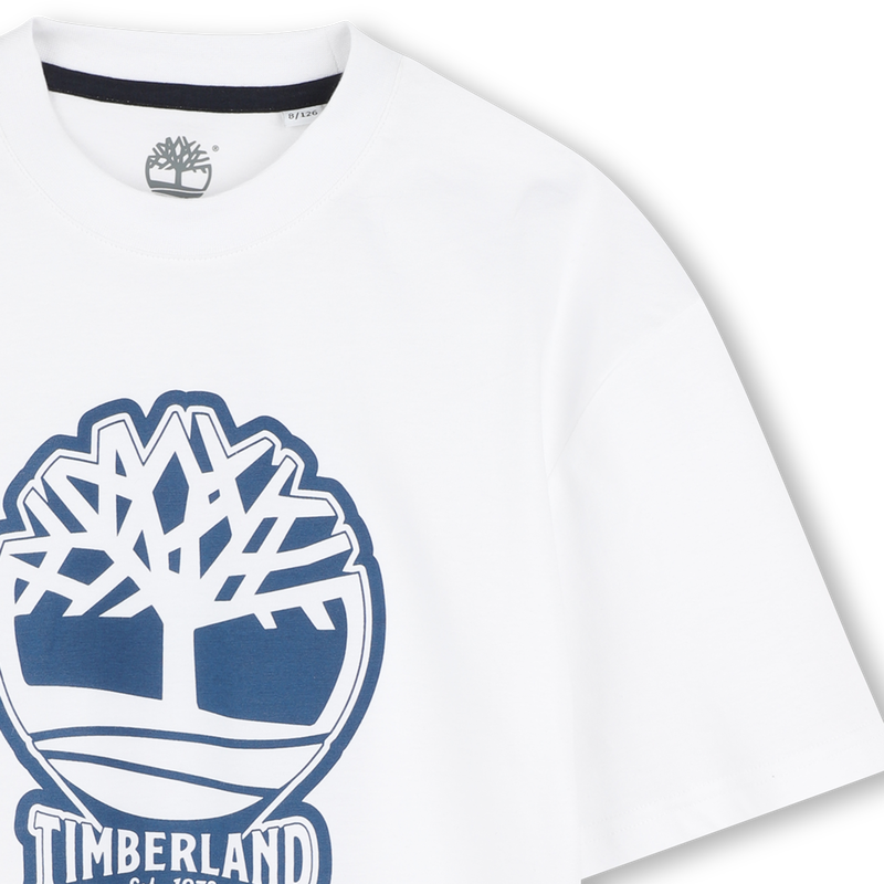 Two-tone T-shirt with logo TIMBERLAND 
                    BOY