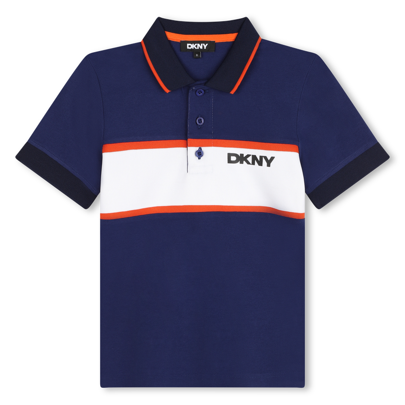 Short-Sleeved Buttoned Polo DKNY 
                    BOY
