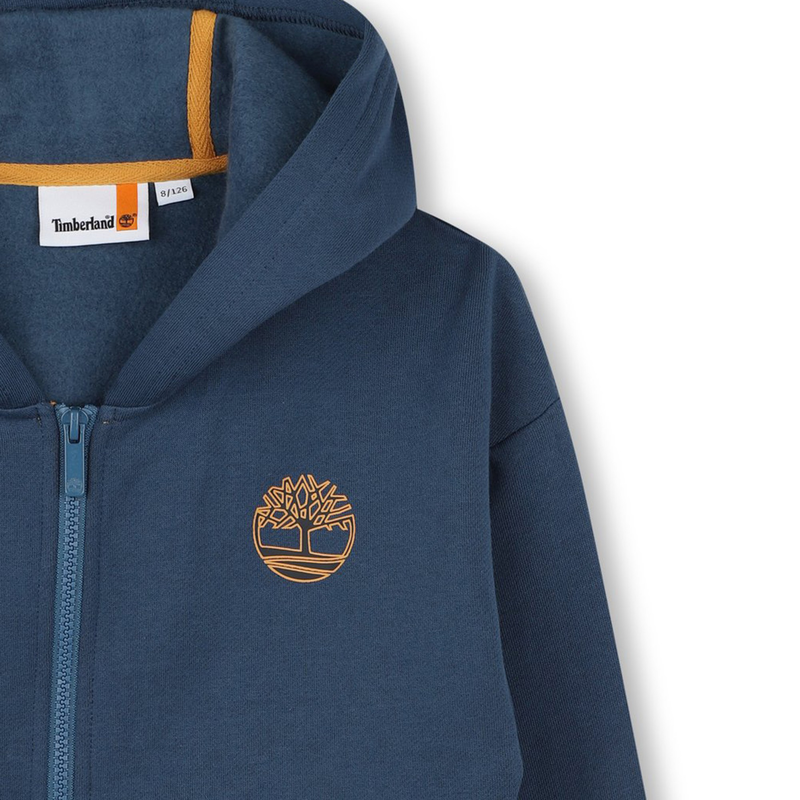 Hooded Fleece Cardigan TIMBERLAND 
                    BOY