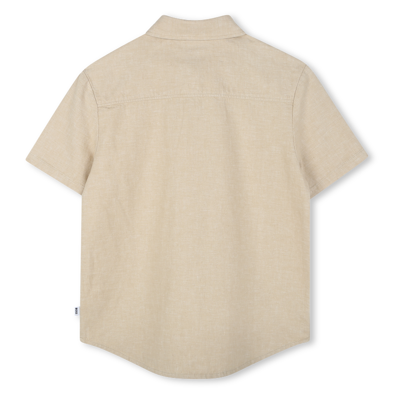 Loose linen and cotton shirt BOSS 
                    BOY