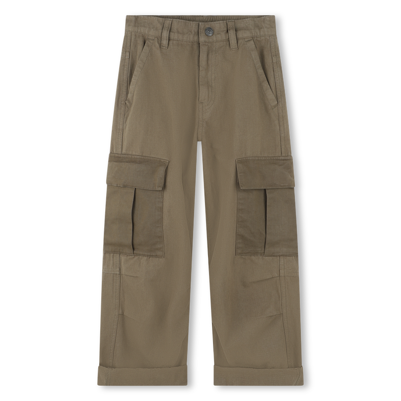 Cotton Multi-Pocket Trousers TIMBERLAND 
                    BOY