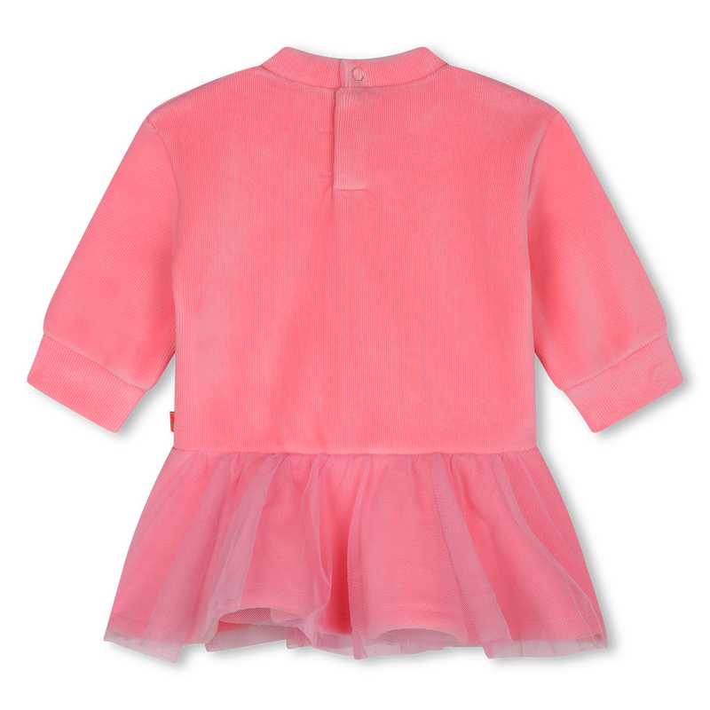 Fleece-Tulle Dress BILLIEBLUSH 
                    GIRL