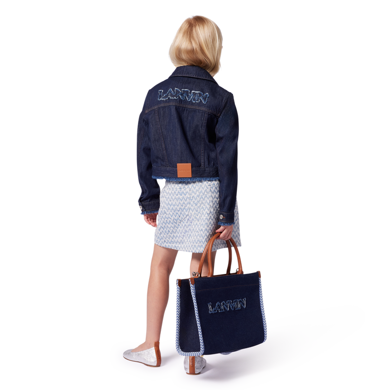 Short denim jacket LANVIN 
                    GIRL