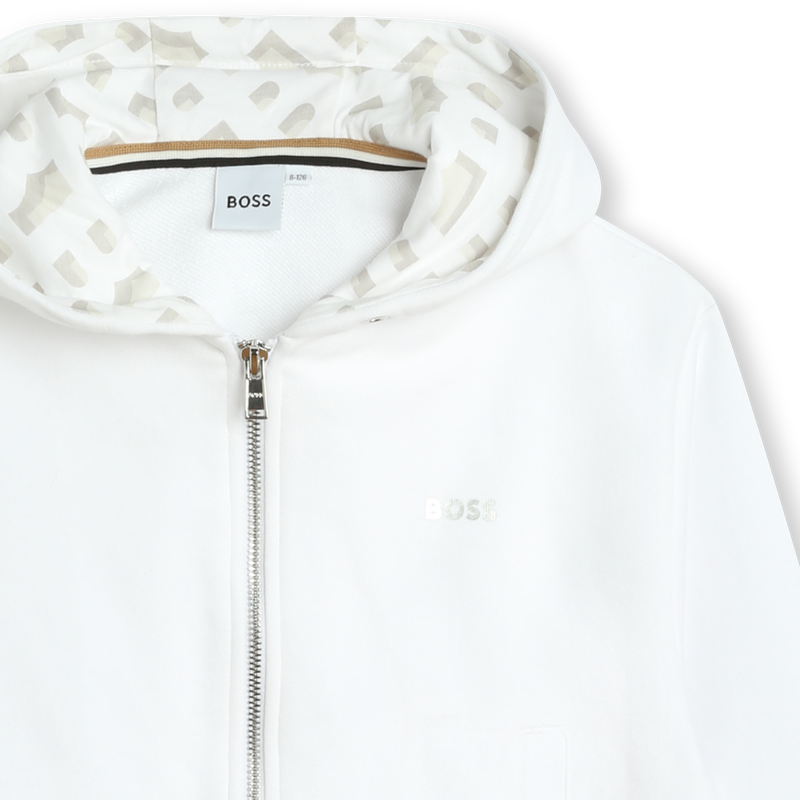 Hooded fleece zip sweatshirt BOSS 
                    GIRL