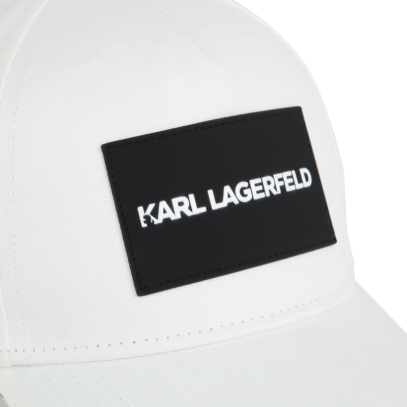 Cotton Baseball Cap KARL LAGERFELD KIDS 
                    BOY