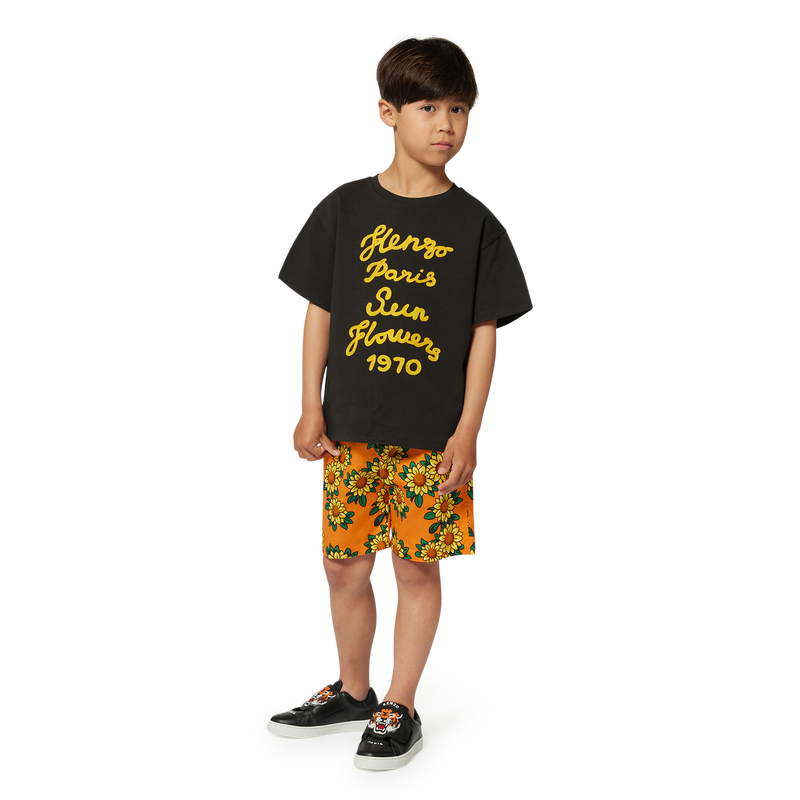 Embroidered cotton T-shirt KENZO KIDS 
                    BOY