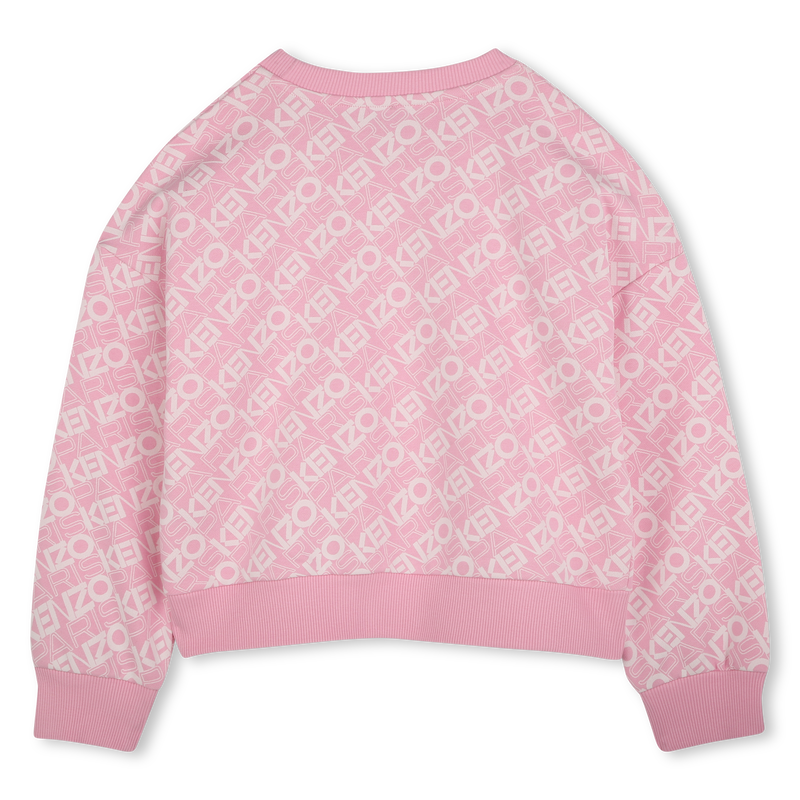 Cotton fleece sweatshirt KENZO KIDS 
                    GIRL
