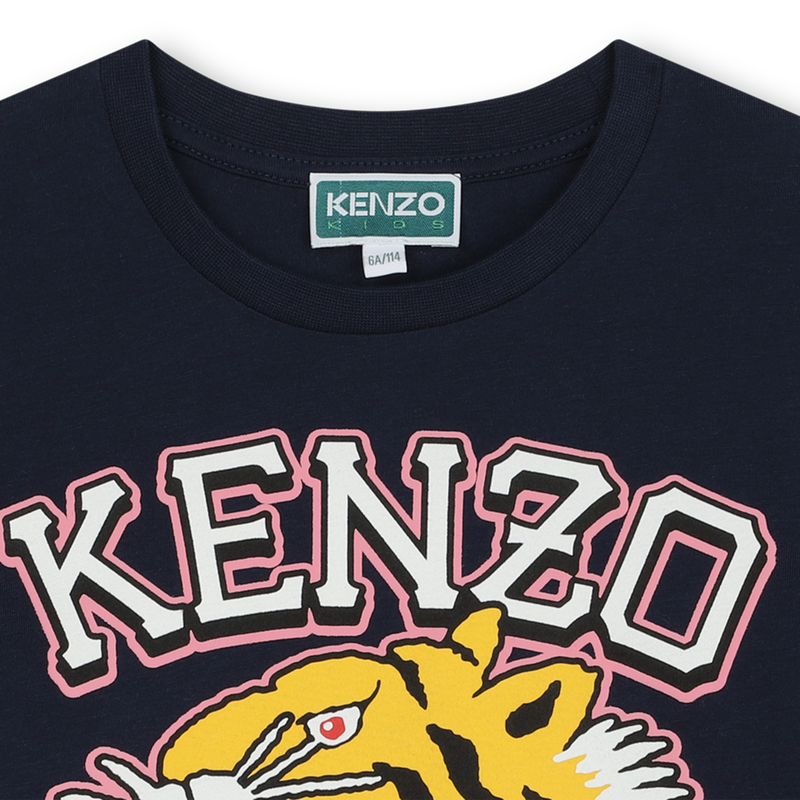 Roaring Tiger T-shirt KENZO KIDS 
                    GIRL