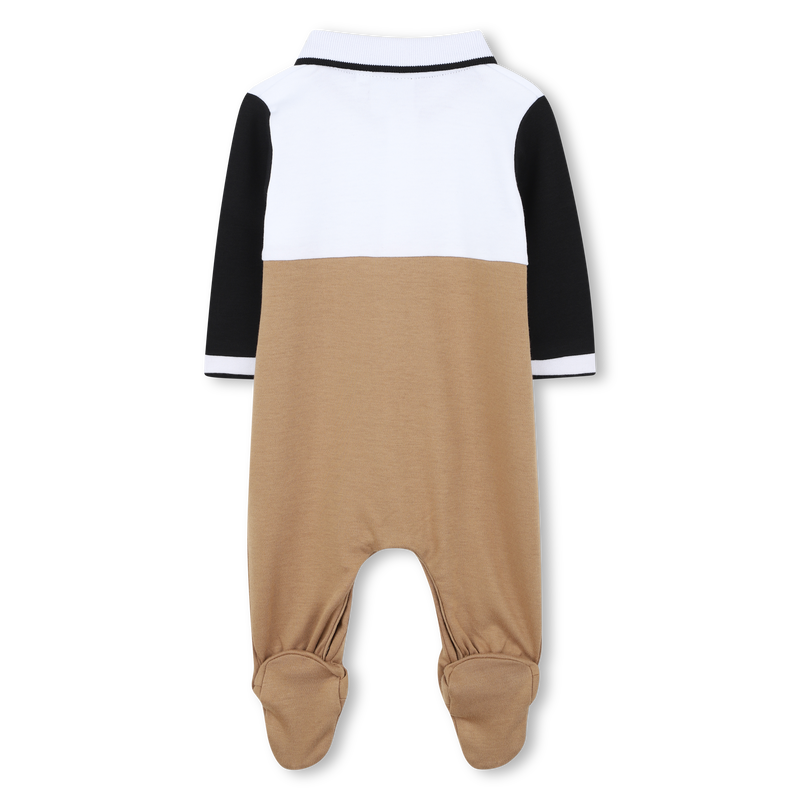 Tricolor polo-neck pajamas BOSS 
                    BOY