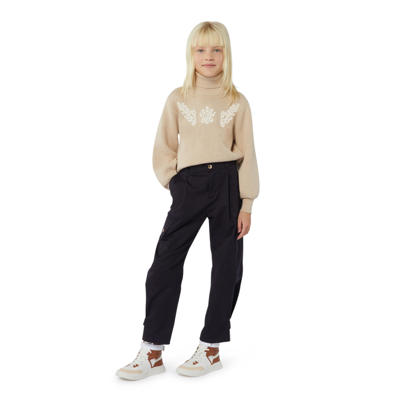 Leather Lace-Up Sneakers CHLOE 
                    GIRL