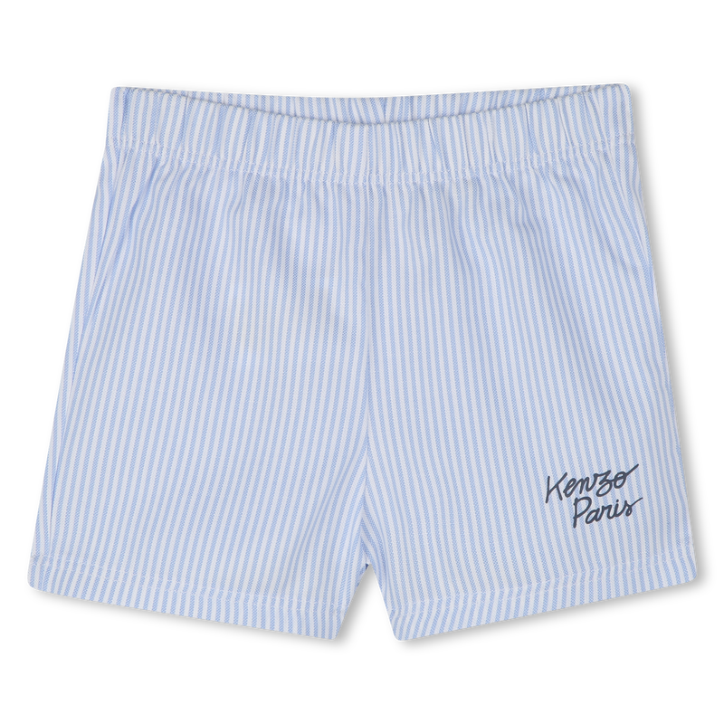 Cotton polo shirt and shorts KENZO KIDS 
                    BOY
