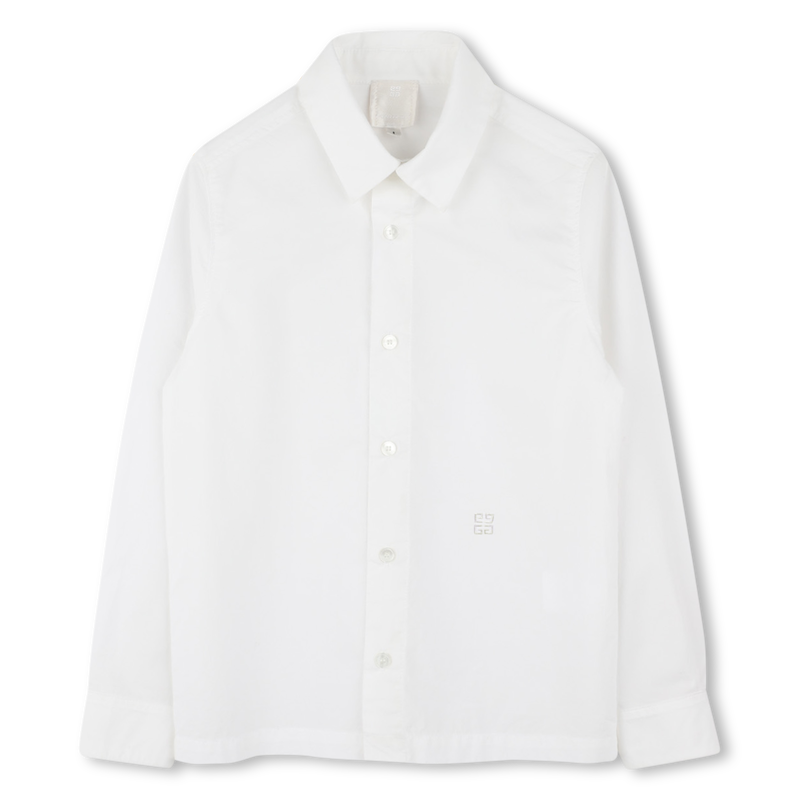 Block-color poplin shirt GIVENCHY 
                    BOY