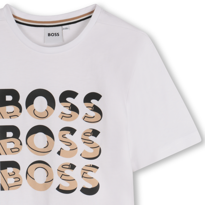 Short-sleeved cotton T-shirt BOSS 
                    BOY