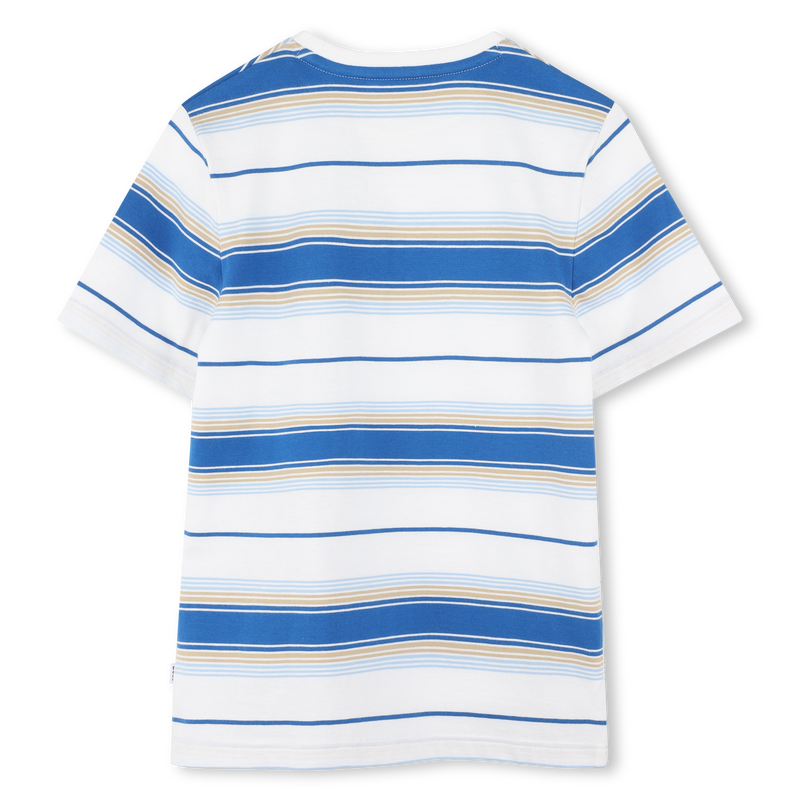 Striped cotton T-shirt BOSS 
                    BOY