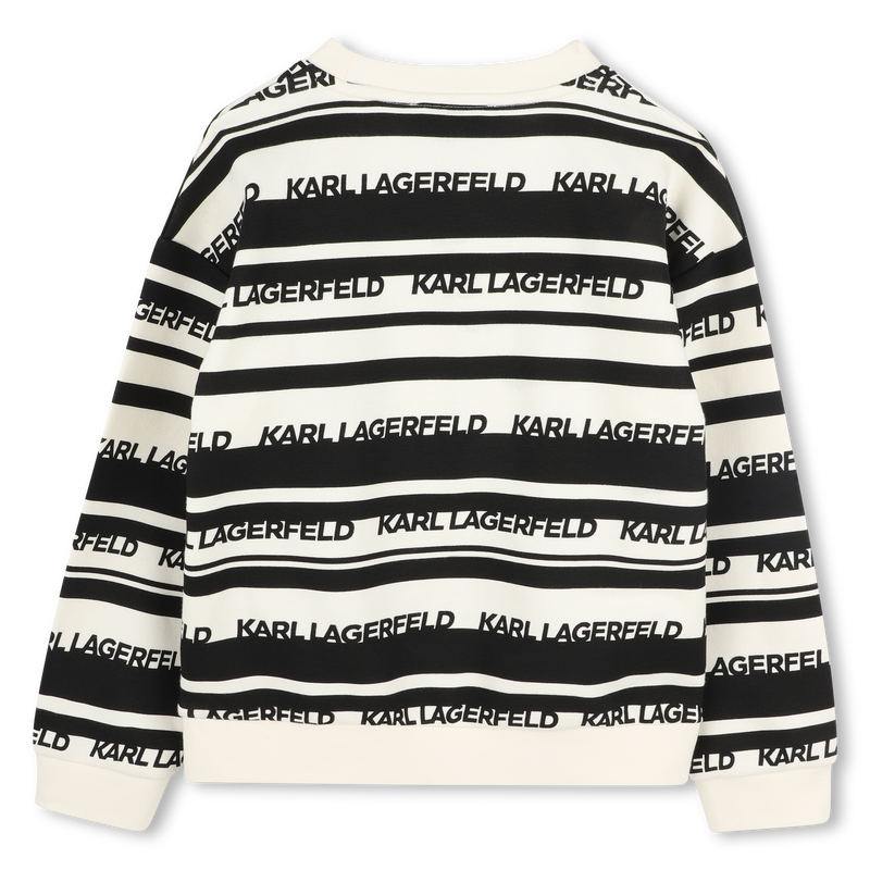 Striped sweatshirt KARL LAGERFELD KIDS 
                    BOY