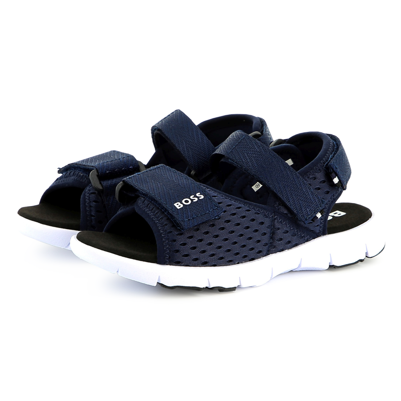 Velcro canvas sandals BOSS 
                    BOY