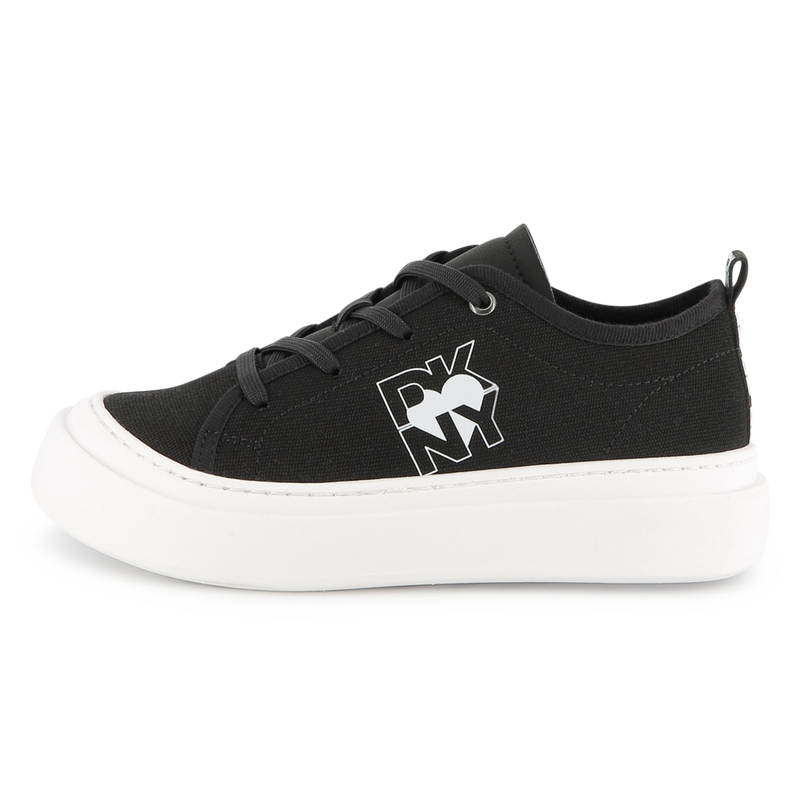 Lace-up canvas sneakers DKNY 
                    GIRL
