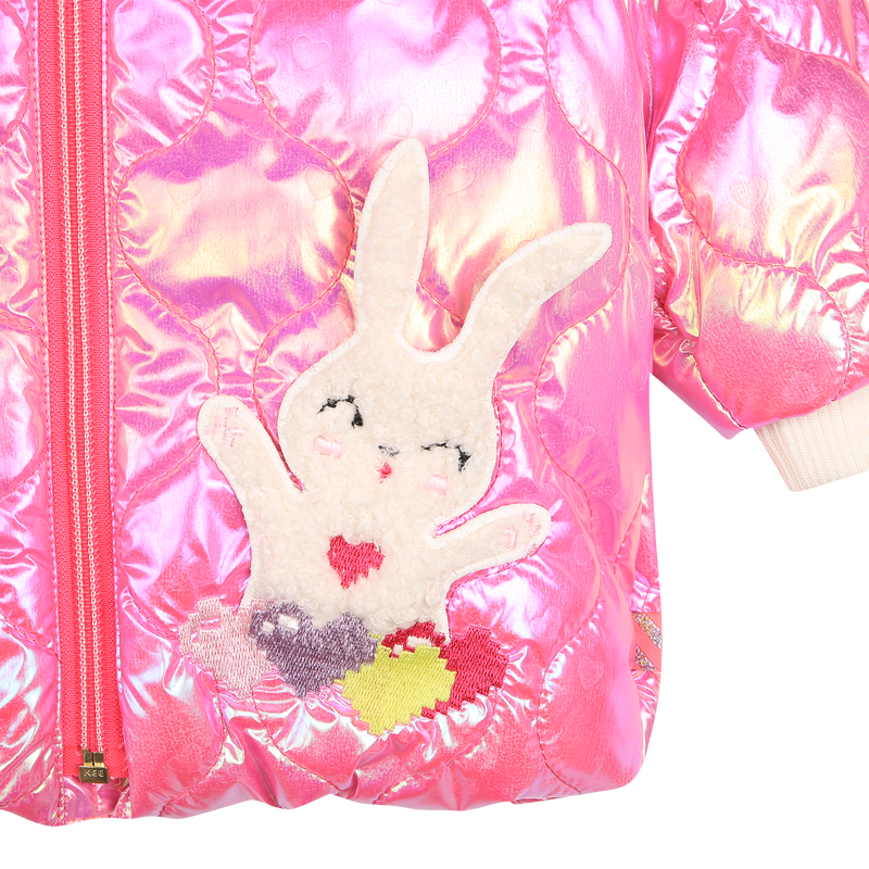 Iridescent quilted puffer BILLIEBLUSH 
                    GIRL
