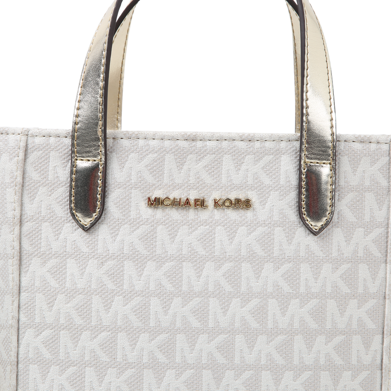 Printed zip-up tote bag MICHAEL KORS 
                    GIRL