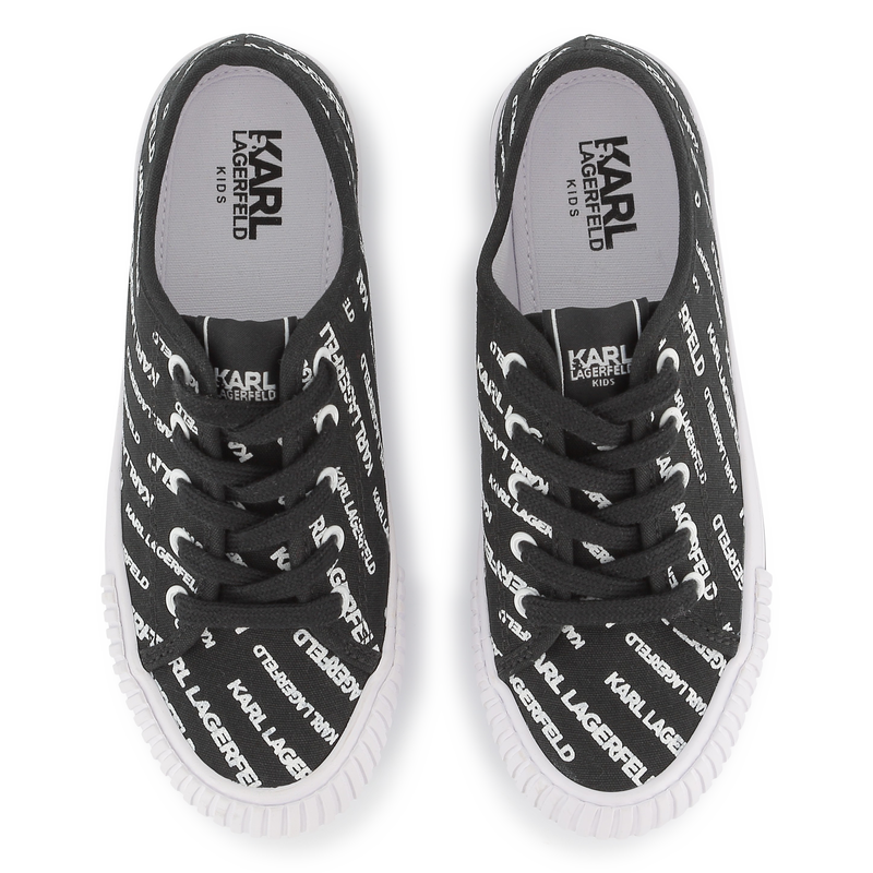 Logo print lace-up sneakers KARL LAGERFELD KIDS 
                    BOY