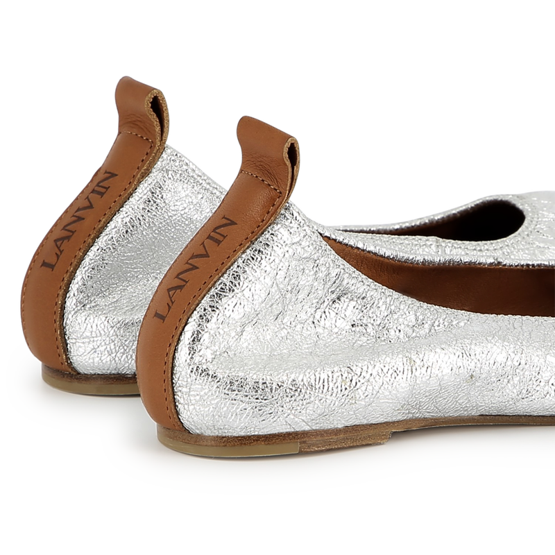 Leather ballet pumps LANVIN 
                    GIRL
