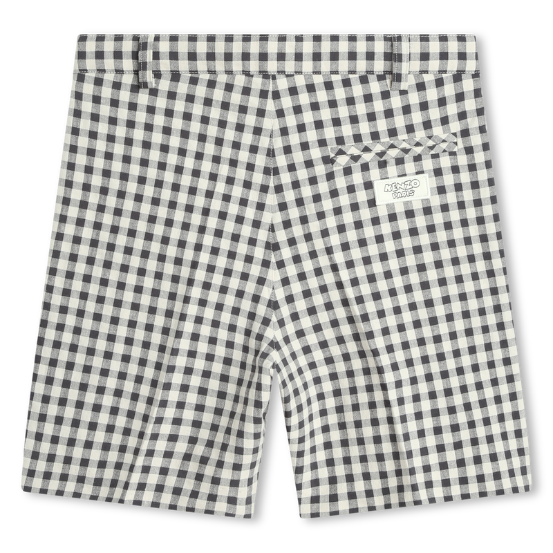 Checked Bermuda shorts KENZO KIDS 
                    BOY